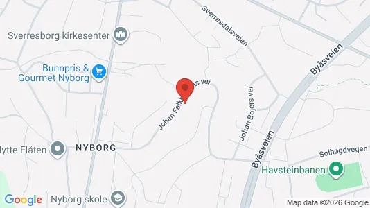 Rooms for rent i Trondheim Midtbyen - kort over placeringen