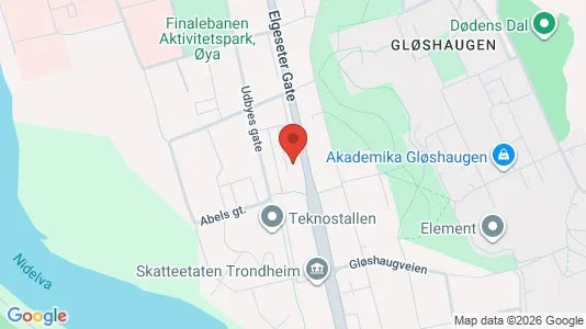 Apartments for rent i Trondheim Midtbyen - kort over placeringen