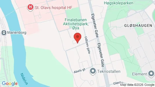 Apartments for rent i Trondheim Midtbyen - kort over placeringen