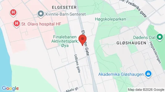Rooms for rent i Trondheim Midtbyen - kort over placeringen
