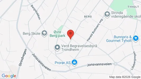 Apartments for rent i Trondheim Midtbyen - kort over placeringen
