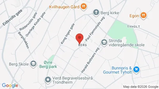 Apartments for rent i Trondheim Midtbyen - kort over placeringen