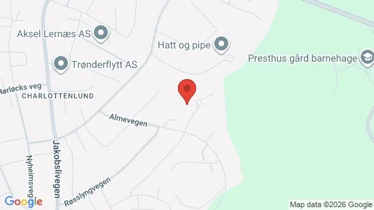 Apartments for rent i Trondheim Østbyen - kort over placeringen