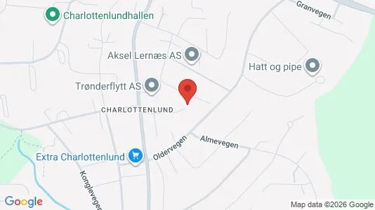 Apartments for rent i Trondheim Østbyen - kort over placeringen