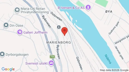Apartments for rent i Trondheim Midtbyen - kort over placeringen