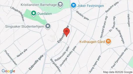 Rooms for rent i Trondheim Midtbyen - kort over placeringen