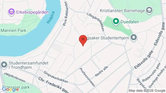 Apartments for rent i Trondheim Midtbyen - kort over placeringen