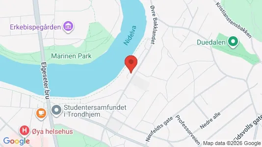 Apartments for rent i Trondheim Midtbyen - kort over placeringen