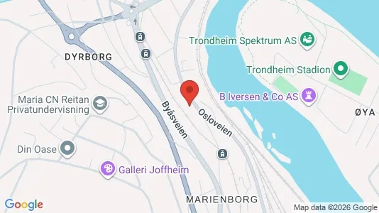 Apartments for rent i Trondheim Midtbyen - kort over placeringen