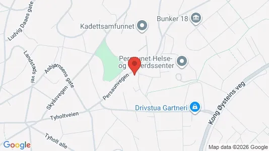 Rooms for rent i Trondheim Østbyen - kort over placeringen