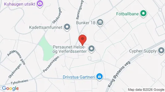 Rooms for rent i Trondheim Østbyen - kort over placeringen