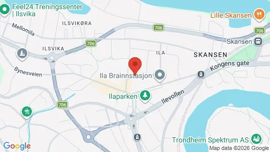 Apartments for rent i Trondheim Midtbyen - kort over placeringen