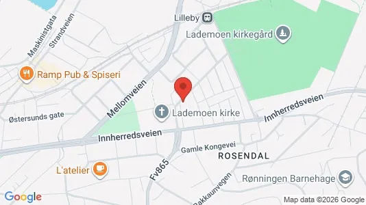 Apartments for rent i Trondheim Østbyen - kort over placeringen