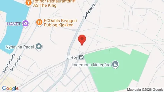 Rooms for rent i Trondheim Østbyen - kort over placeringen