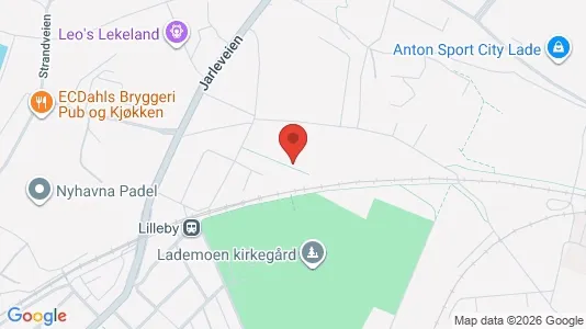 Apartments for rent i Trondheim Østbyen - kort over placeringen