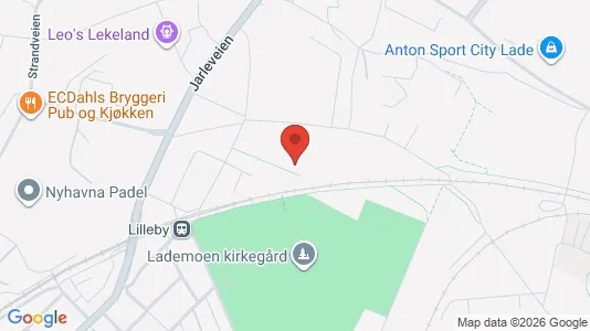 Apartments for rent i Trondheim Østbyen - kort over placeringen