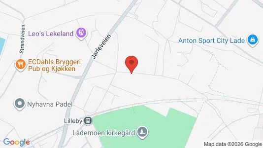 Apartments for rent i Trondheim Østbyen - kort over placeringen