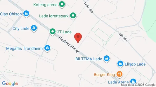 Apartments for rent i Trondheim Østbyen - kort over placeringen