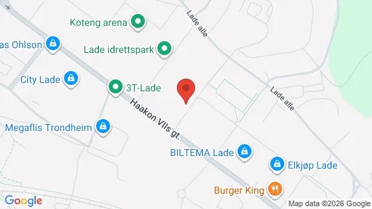 Apartments for rent i Trondheim Østbyen - kort over placeringen