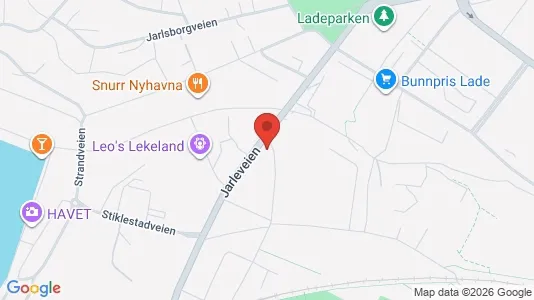 Apartments for rent i Trondheim Østbyen - kort over placeringen