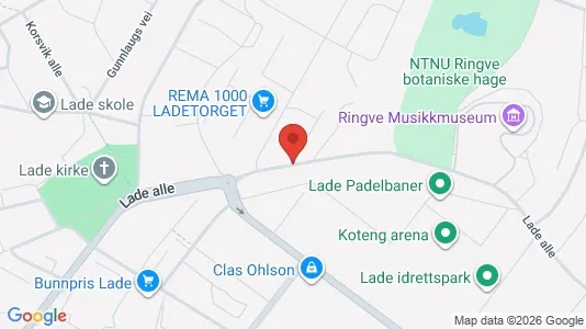 Apartments for rent i Trondheim Østbyen - kort over placeringen