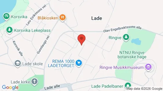 Apartments for rent i Trondheim Østbyen - kort over placeringen