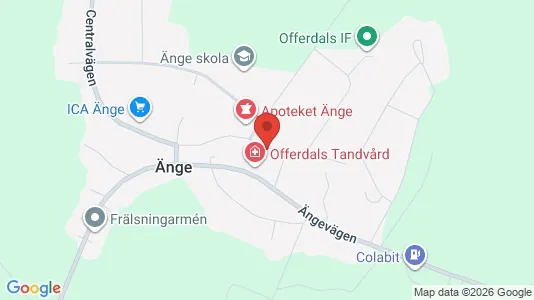 Apartments for rent i Krokom - kort over placeringen