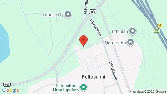 Apartments for rent i Iisalmi - kort over placeringen