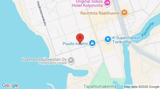 Apartments for rent i Iisalmi - kort over placeringen