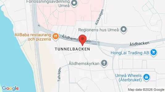 Apartments for rent i Umeå - kort over placeringen
