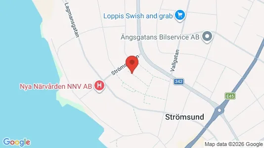 Apartments for rent i Strömsund - kort over placeringen
