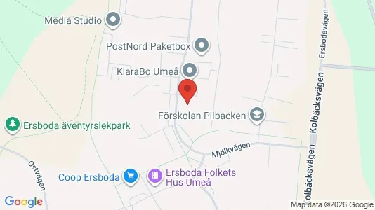 Apartments for rent i Umeå - kort over placeringen