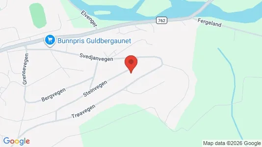 Rooms for rent i Steinkjer - kort over placeringen