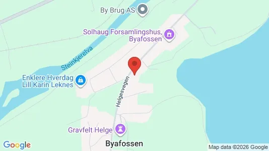 Rooms for rent i Steinkjer - kort over placeringen