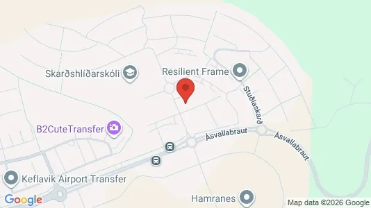 Apartments for rent i Hafnarfjörður - kort over placeringen
