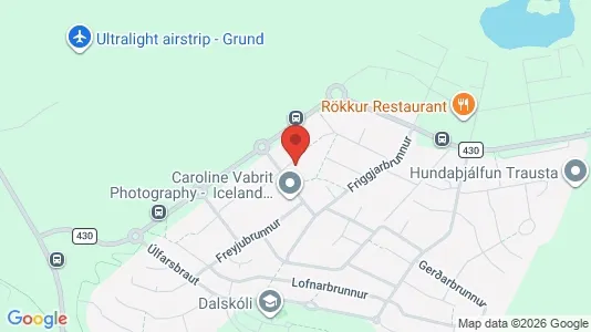 Apartments for rent i Reykjavík Grafarholt - kort over placeringen