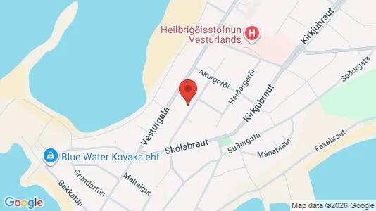 Apartments for rent i Akranes - kort over placeringen