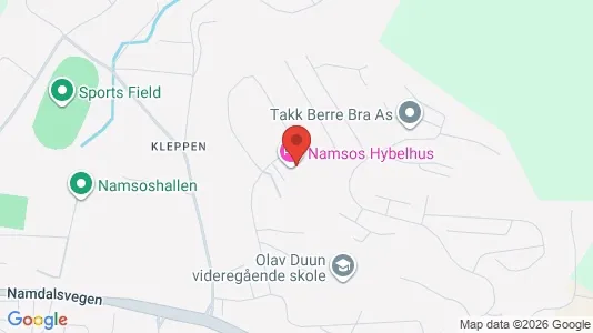 Apartments for rent i Namsos - kort over placeringen