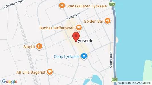 Apartments for rent i Lycksele - kort over placeringen