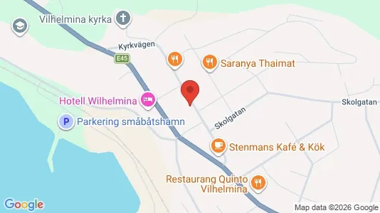 Apartments for rent i Vilhelmina - kort over placeringen