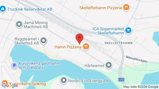 Apartments for rent i Skellefteå - kort over placeringen