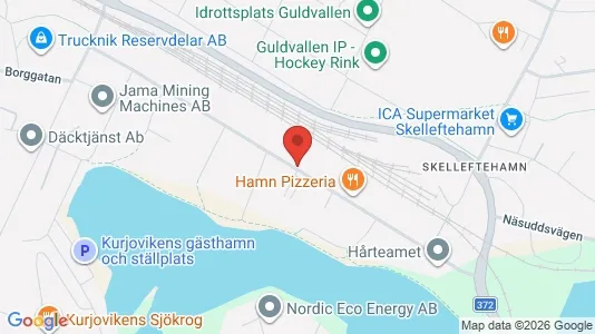 Apartments for rent i Skellefteå - kort over placeringen