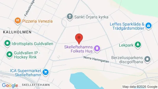 Apartments for rent i Skellefteå - kort over placeringen