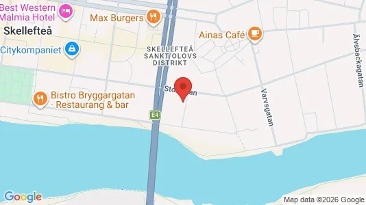 Apartments for rent i Skellefteå - kort over placeringen