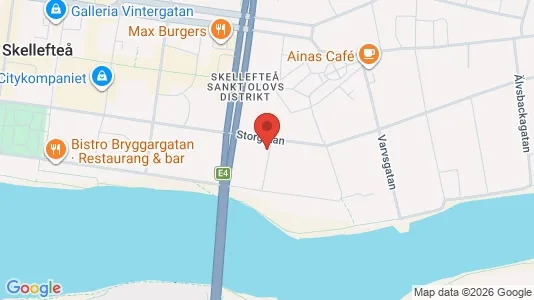 Apartments for rent i Skellefteå - kort over placeringen