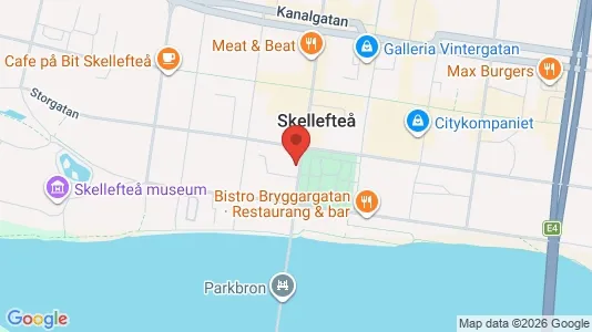 Apartments for rent i Skellefteå - kort over placeringen