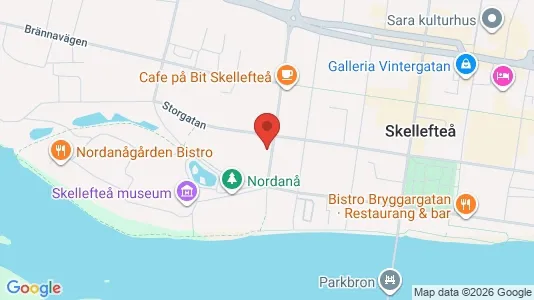 Apartments for rent i Skellefteå - kort over placeringen
