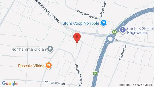 Apartments for rent i Skellefteå - kort over placeringen