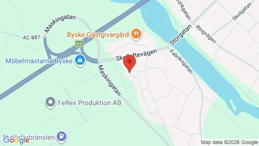 Apartments for rent i Skellefteå - kort over placeringen