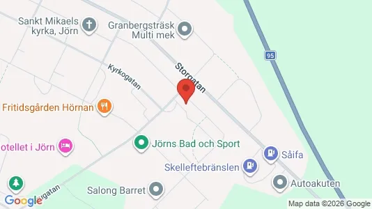 Apartments for rent i Skellefteå - kort over placeringen